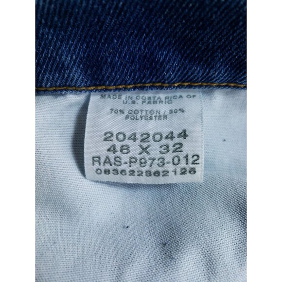 Lee Regular Fit Jeans Men's Size 46x32 Pepper Wash Stretch - Picture 8 of 10